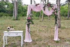 Арка дървена рустик