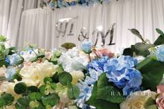 Сватбена-украса-сребърно-и-синьо-2