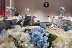 Сватбена-украса-сребърно-и-синьо-4