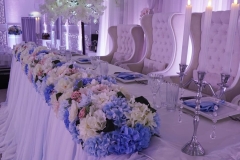 Украса за сватбена маса  CRYSTALS