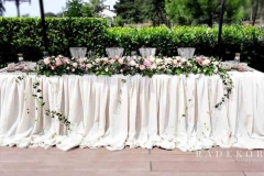 Сватбена маса  украса Rustic style